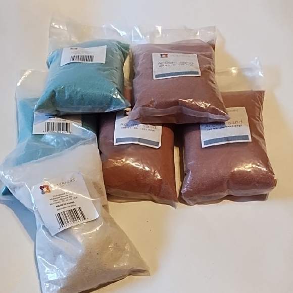 Other - NEW Colorful Accent Craft Sand (Set Of 6)